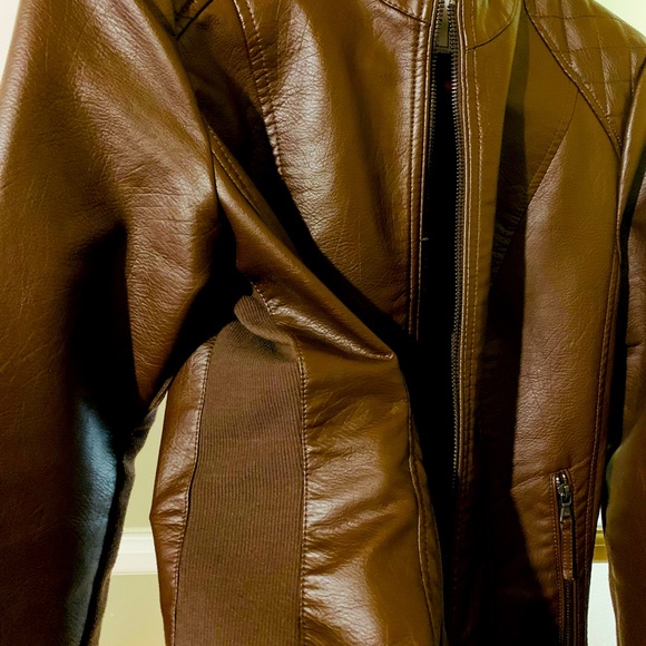 G. H. Bass & Co Faux Leather Moto Jacket - Picture 3 of 16
